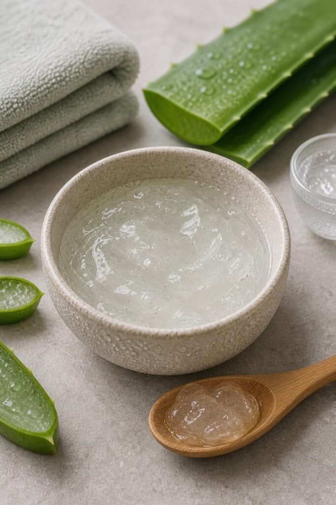 Soothing Aloe Vera Skin Recovery Massage
